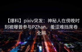 【爆料】pixiv突发：神秘人在傍晚时刻被曝曾参与PZhan，羞涩难挡席卷全网