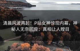 清晨风波再起！P站女神惊现内幕，神秘人无奈回应：真相让人瞠目