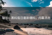 破防！黑料每日最新爆料，内幕流出