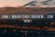 揭秘：黑料吃瓜网站背后故事，沉默结局！