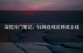 深挖冷门笔记，91网在线反转成主线